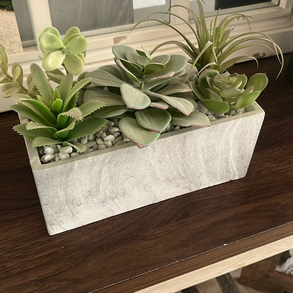 Faux Flower Decor